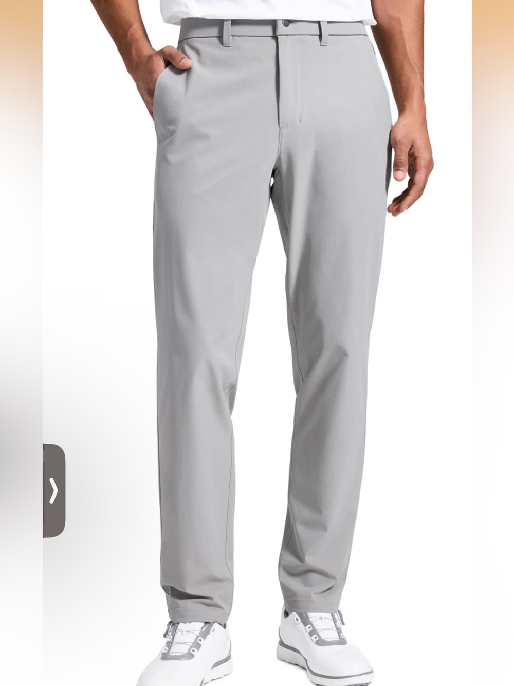 CRZ YOGA Gray Men's Stretch Chinos
